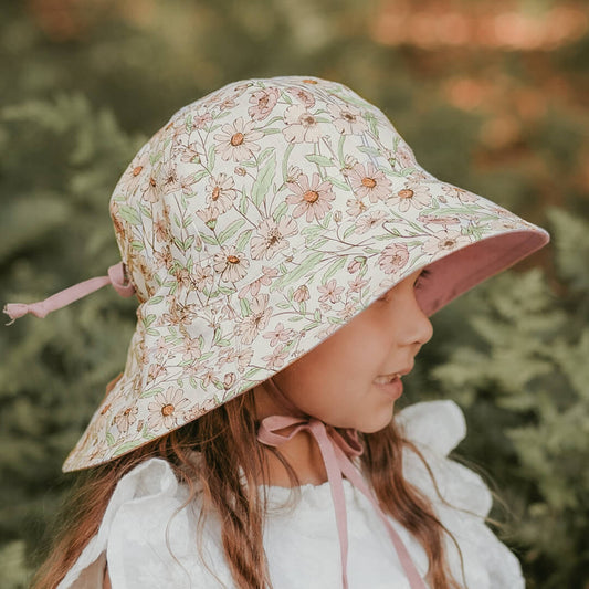 Bedhead Hats - Reversible Linen - Poppy/Rosa