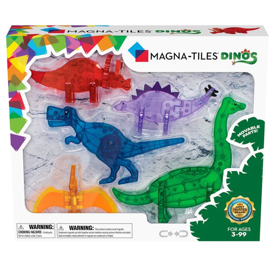 Magna-Tiles - Dinos - 5 Piece Set