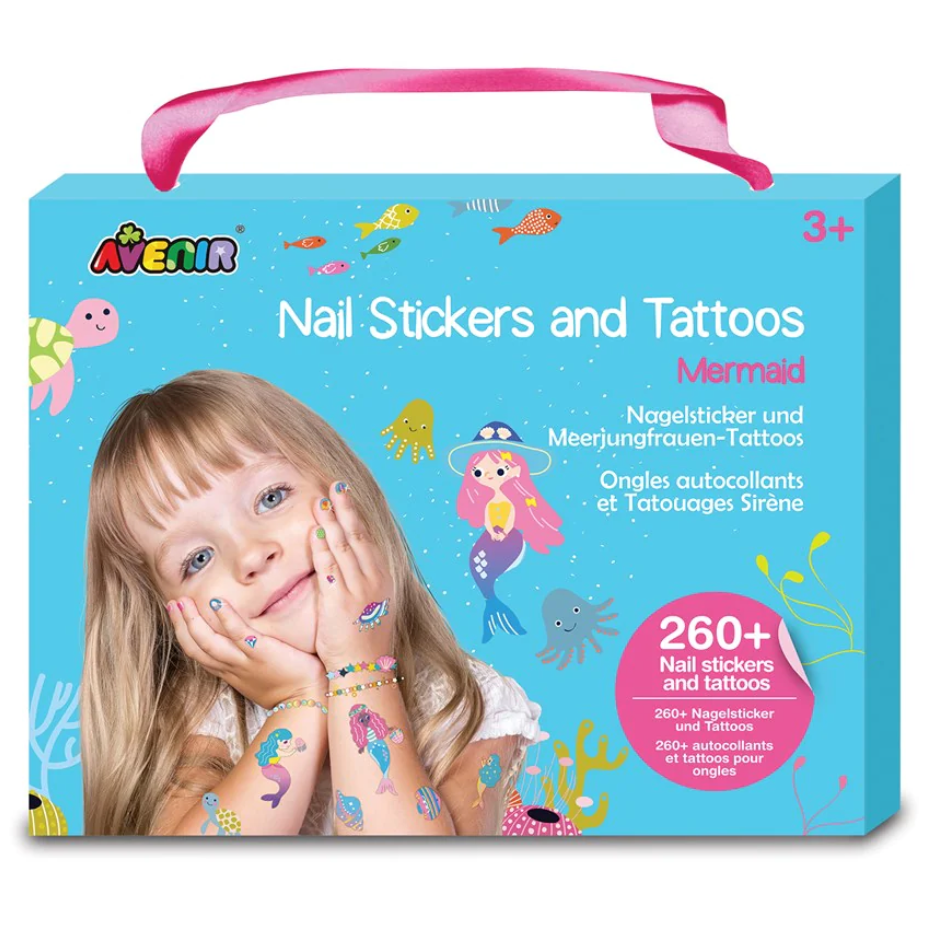 Nail Stickers & Tattoos - Mermaids