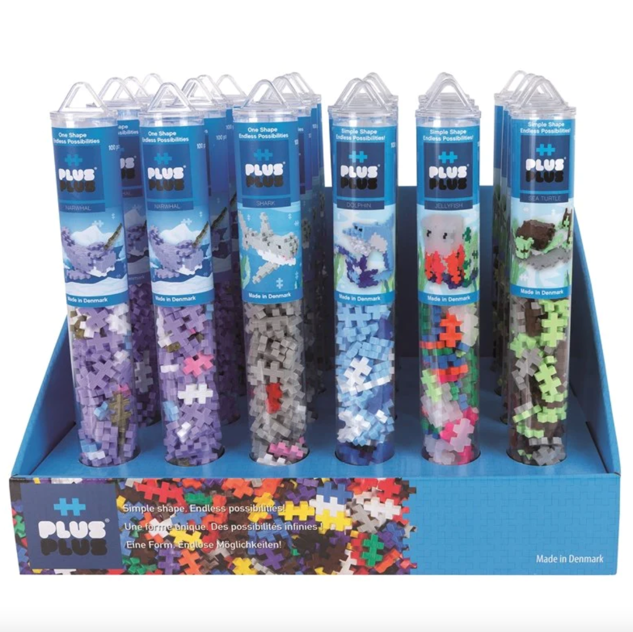 Plus-Plus - 100pcs Tube (Various Creations)