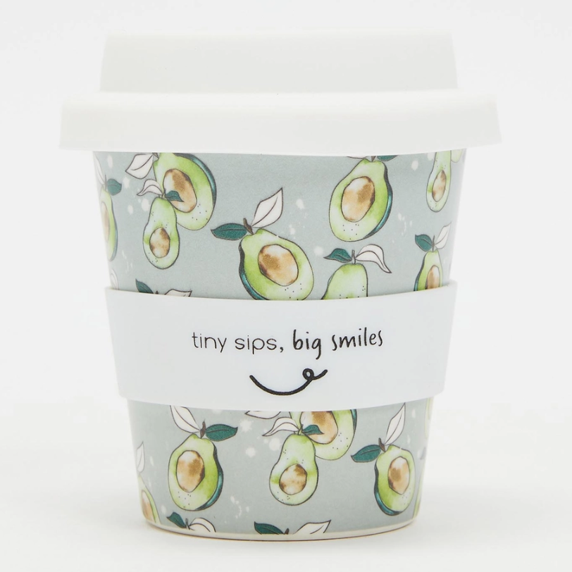 Itti Bamboo Baby Cino Cup with Straw - Avocado