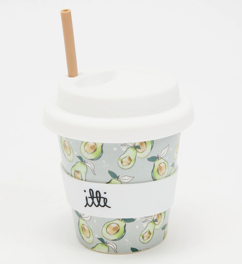 Itti Bamboo Baby Cino Cup with Straw - Avocado